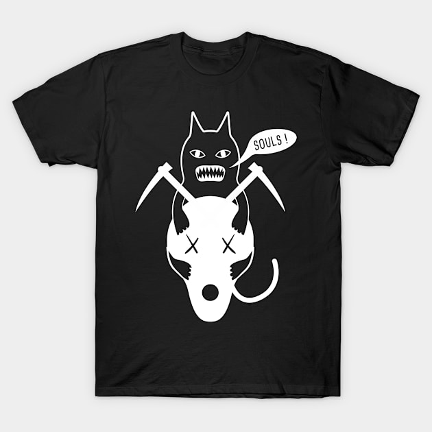 Cat Got Your Soul? gift T-Shirt by Mr_tee